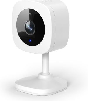 HD pet monitor with AI detection, 24/7 recording, and intercom