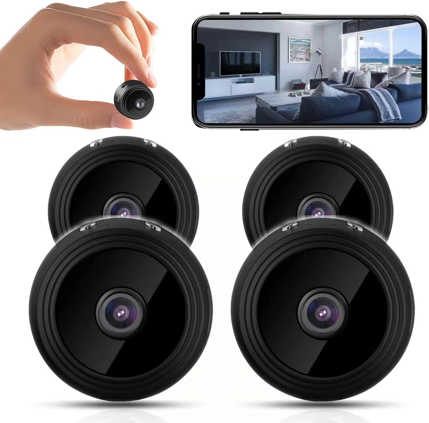 Mini hidden camera for home pet monitoring