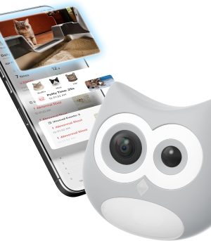Smart litter box camera with AI health monitoring and recognition