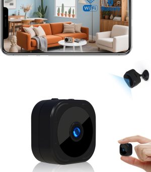 Mini wireless pet monitor with night vision and loop recording